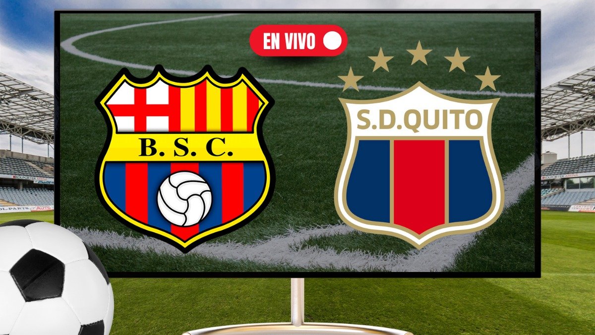 Barcelona SC se enfrenta al D. Quito en la Noche Amarilla del estadio Atahualpa.