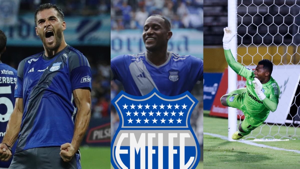 Castelli, Ayoví y Ortiz la base del Emelec 2025.
