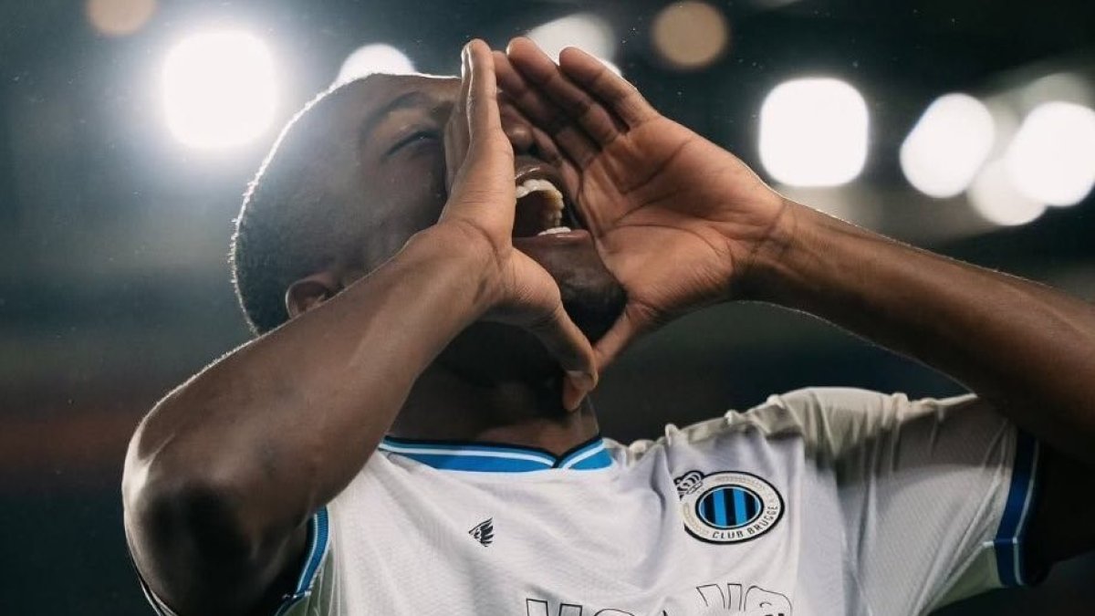 El ecuatoriano Joel Ordoñez, defensor del Brujas de Bélgica.