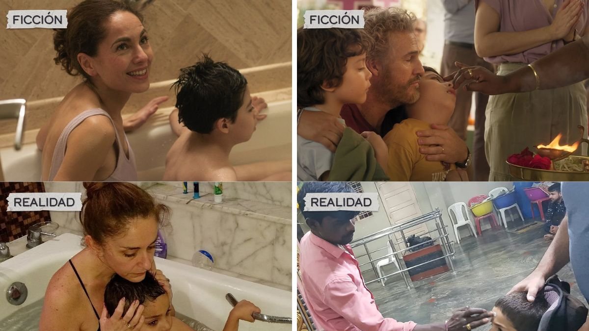 Escenas de la película versus la realidad