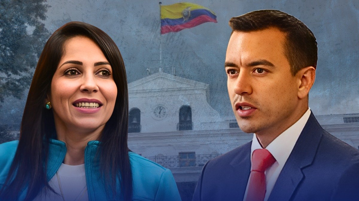 Daniel Noboa y Luisa González lideran el conteo del CNE.