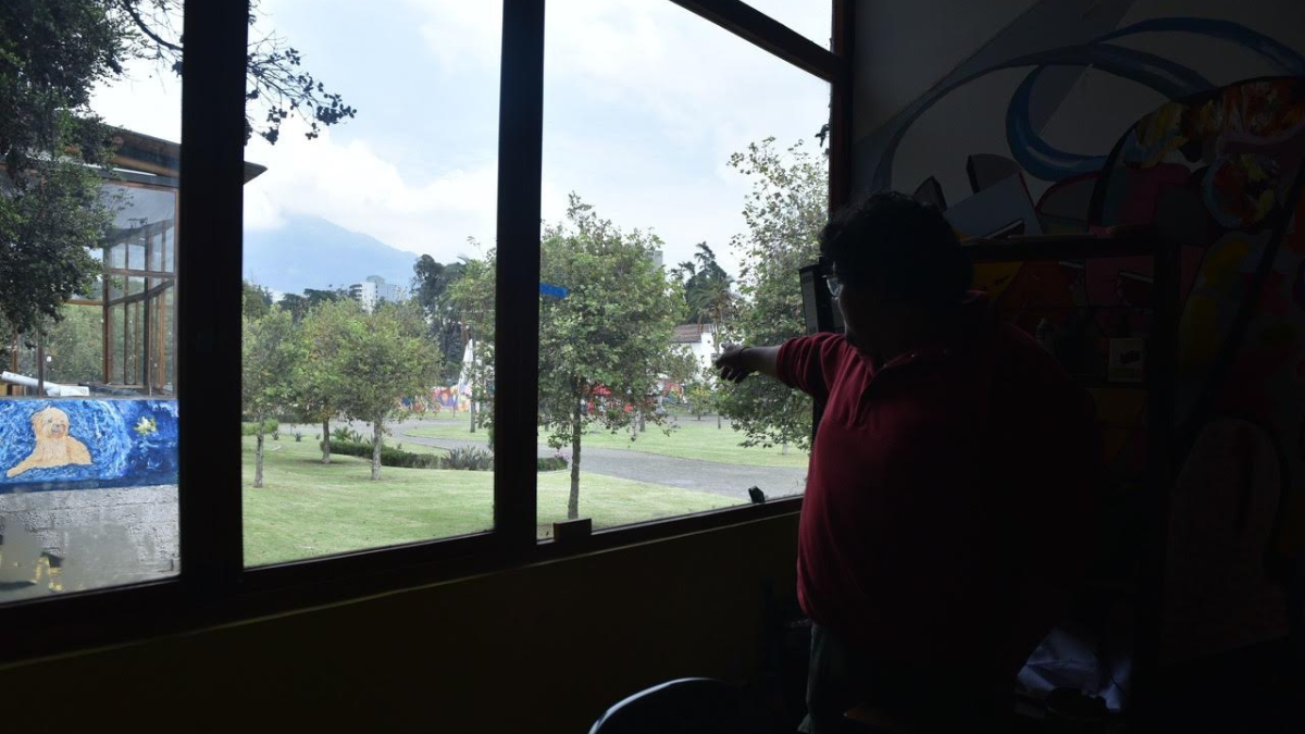 En el Parque El Arbolito, en la avenida 12 de Octubre, centro norte de Quito, se registran robos, diariamente.