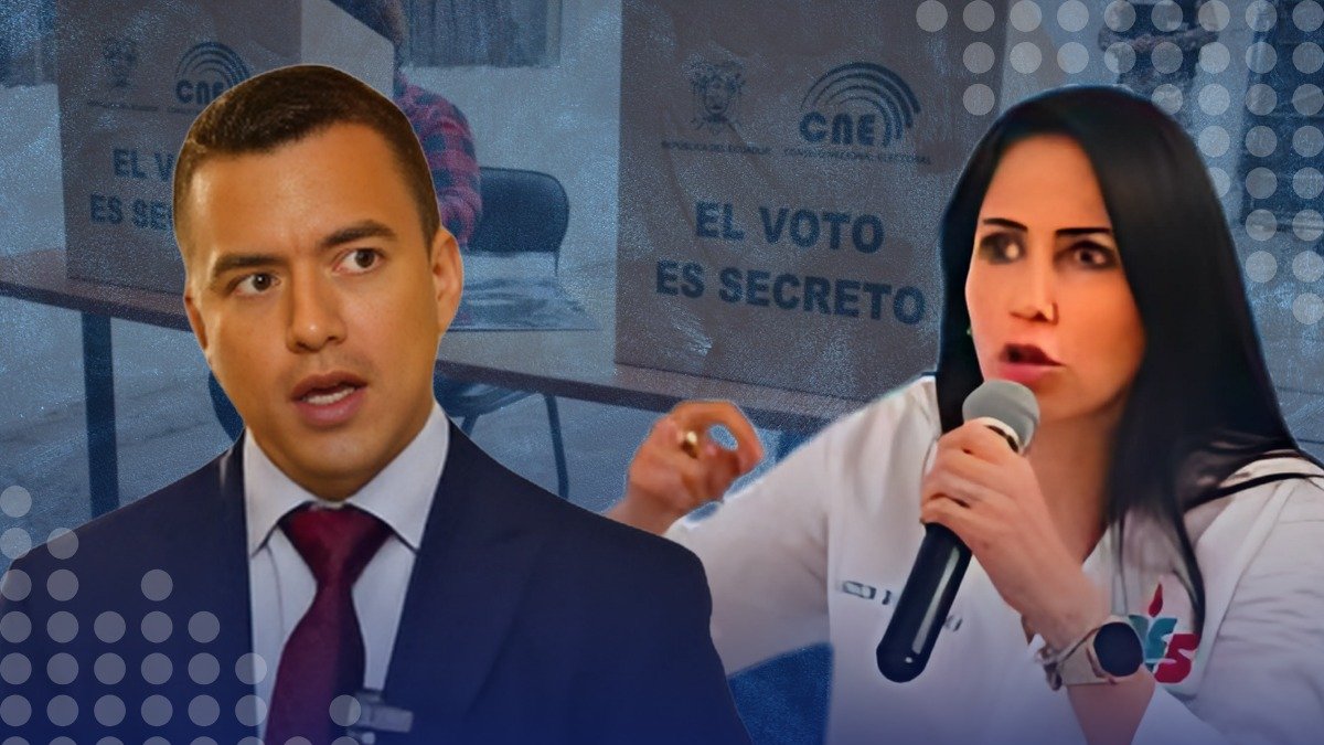 Figuras. Fotomontaje donde figuran los dos candidatos.