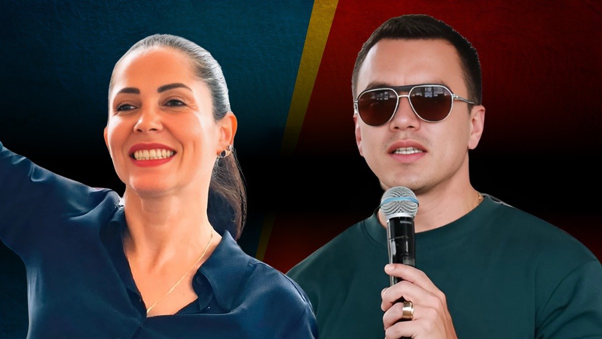 Luisa González y Daniel Noboa van a segunda vuelta.