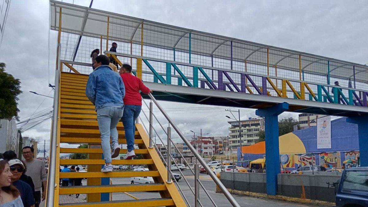Son tres pasos peatonales los que han sido intervenidos y presentaban más deterioro en la ciudad.