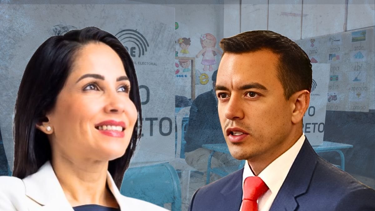 Luisa González y Daniel Noboa se enfrentarán en una segunda vuelta.