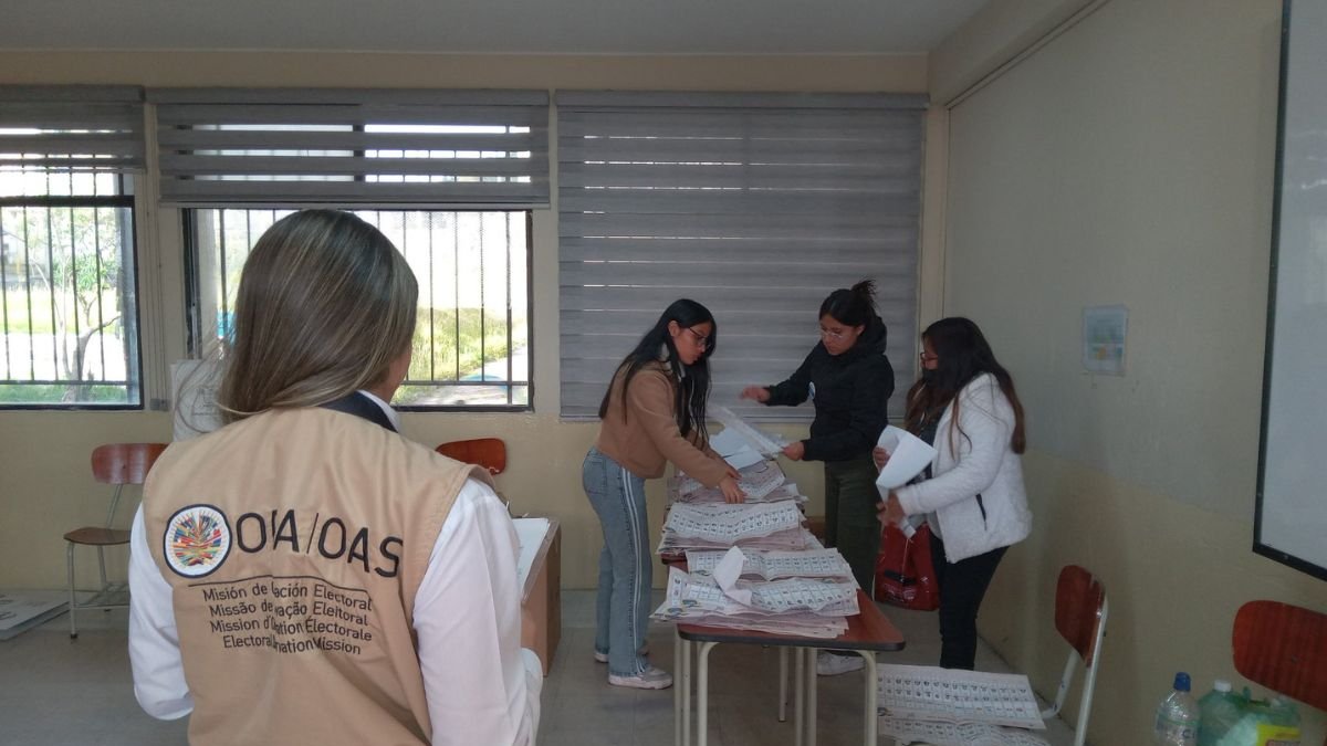 La misión de la OEA estuvo vigilante durante las elecciones generales del 9 de febrero.