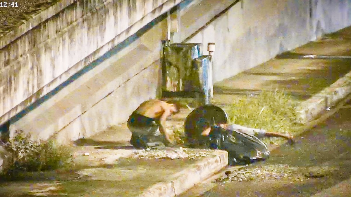 Cámaras captaron el suceso.