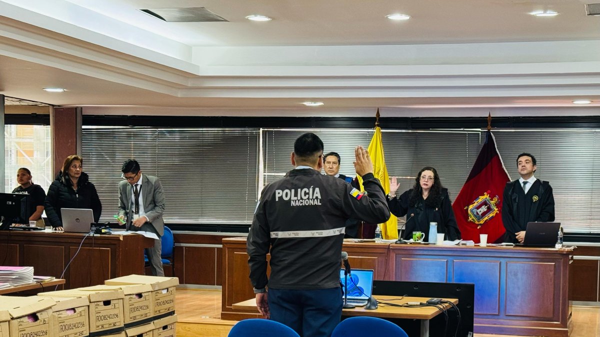 Un perito expuso registros de visitas a la casa de Pablo Muentes.