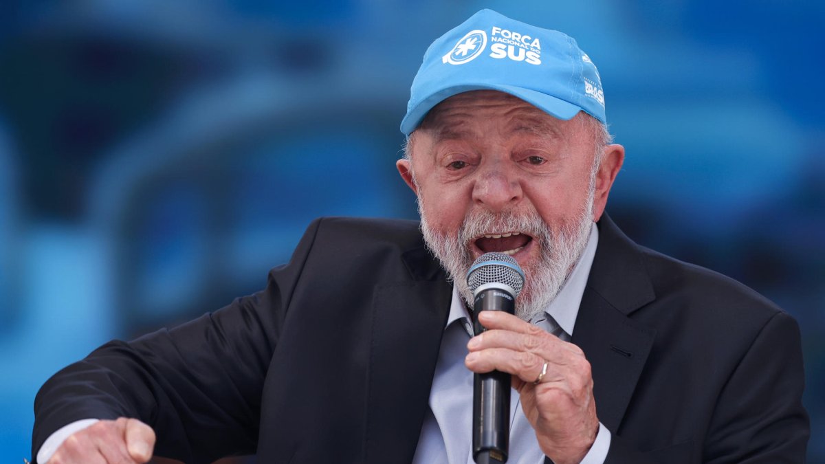 El presidente de Brasil Luiz Inácio Lula da Silva.