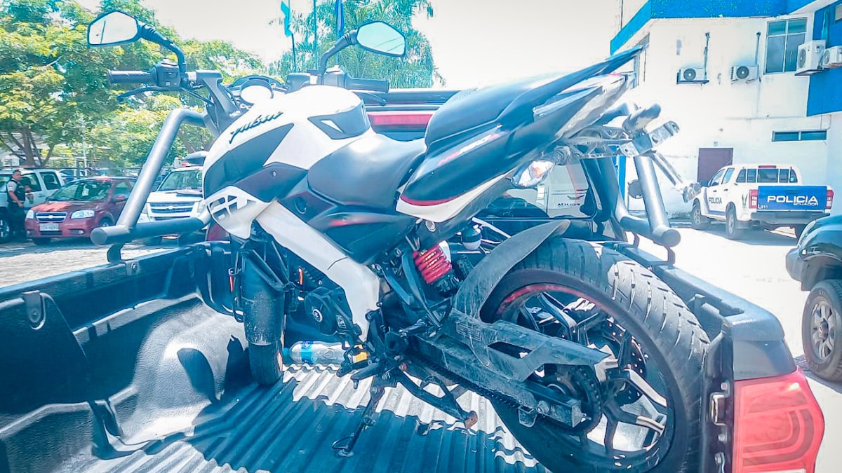En el marco del operativo se retuvo una motocicleta.
