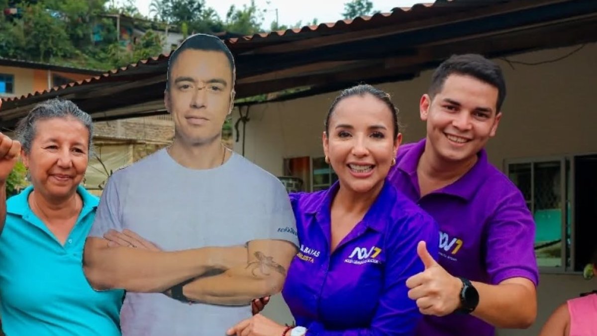 Yadira Bayas es la candidata a asambleísta, auspiciada por el movimiento ADN, de Daniel Noboa.