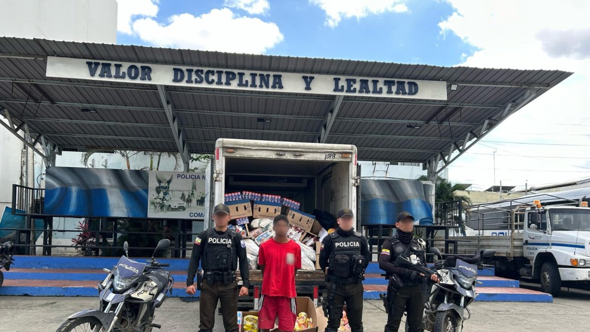 Capturado por robar furgón