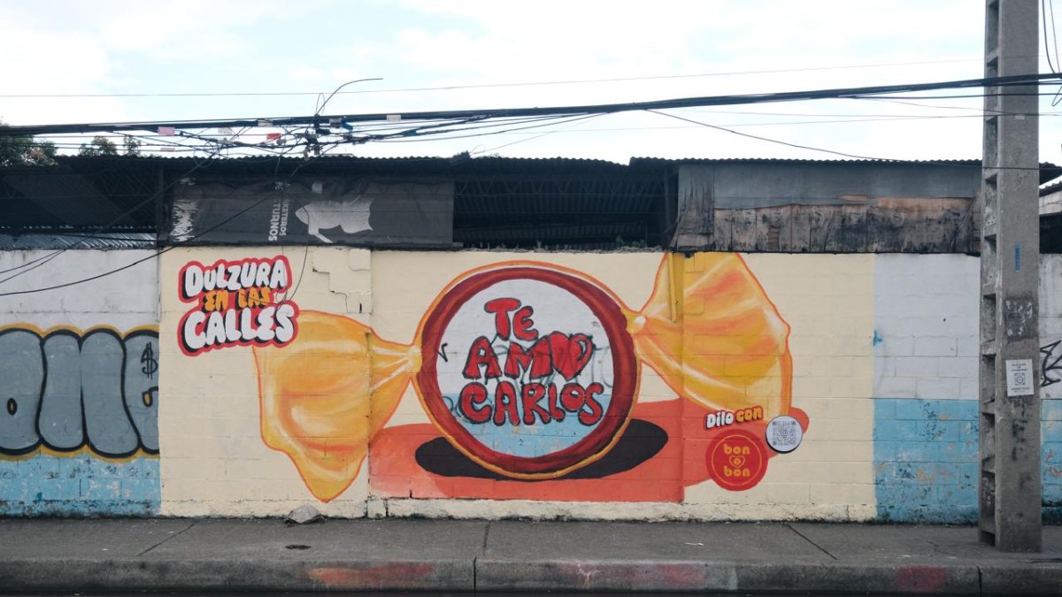 Cuando los murales se convierten en declaraciones de amor