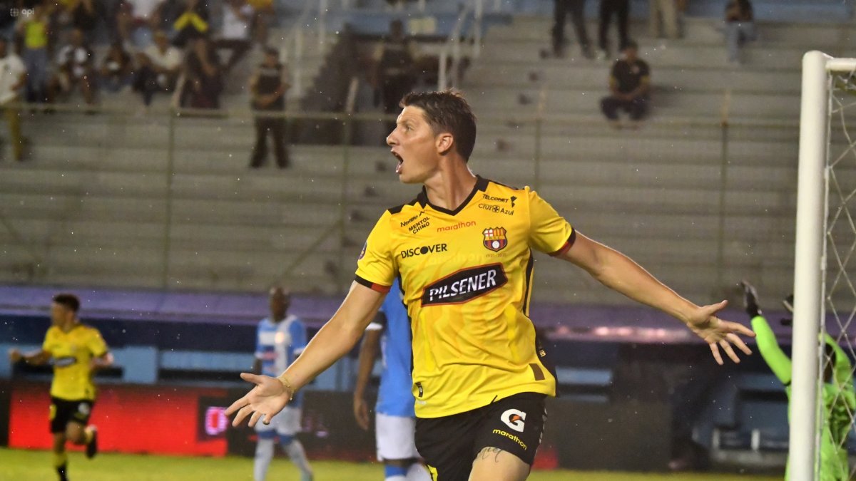 Gastón Campi hizo el primer gol de Barcelona SC y LigaPro 2025.