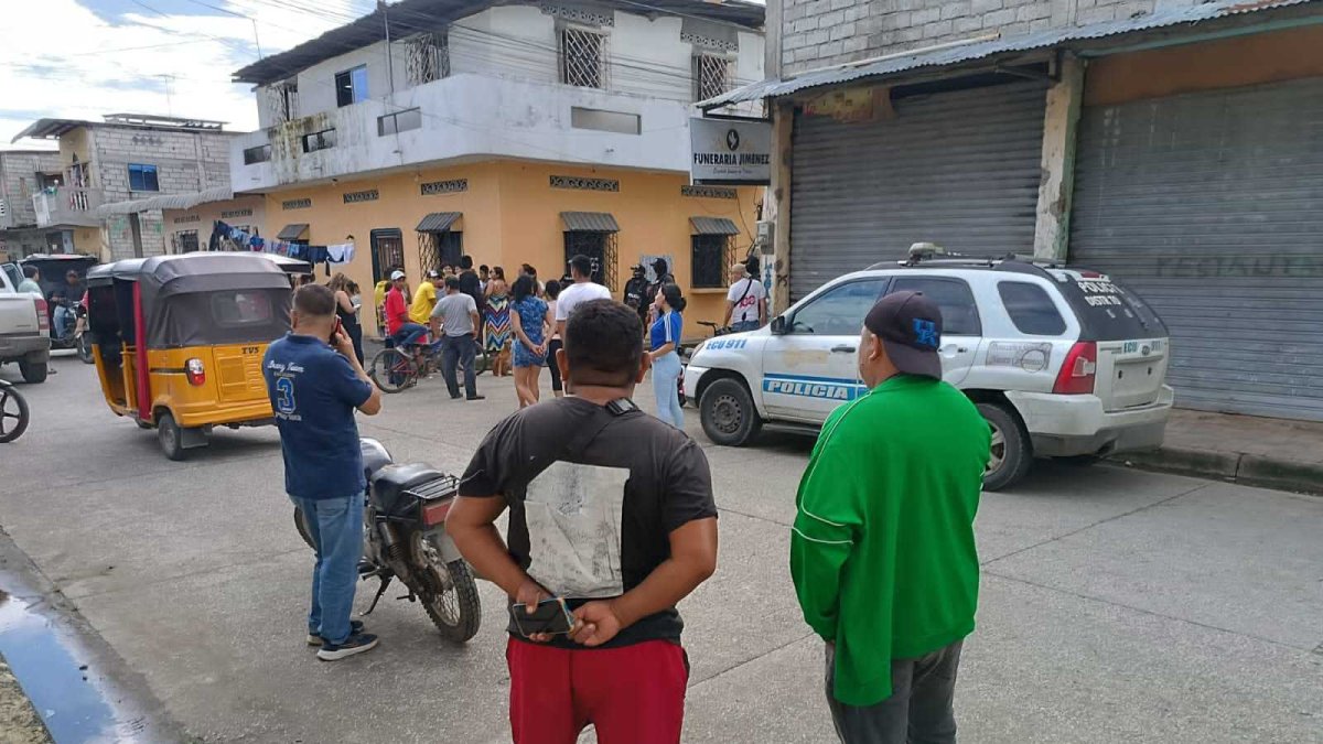 Moradores están consternados en el cantón Daule.