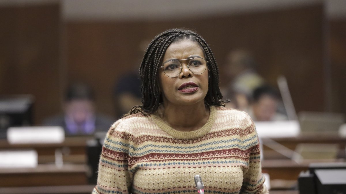 Asambleísta. Paola Cabezas acusa a Martín Pallares de haber difundido un mensaje de odio.