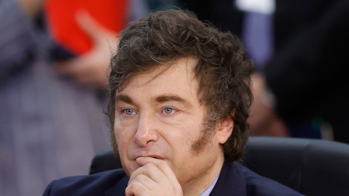 El presidente de Argentina, Javier Milei.