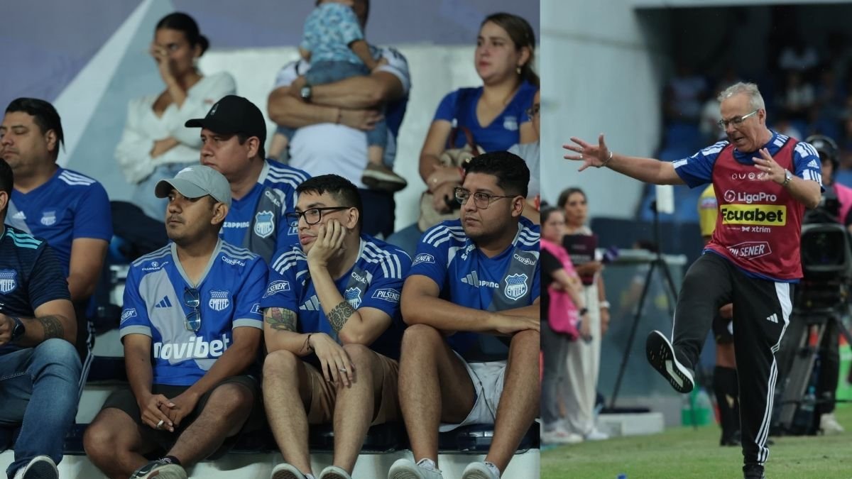 El enojo de la hinchada de Emelec y de Jorge Célico.