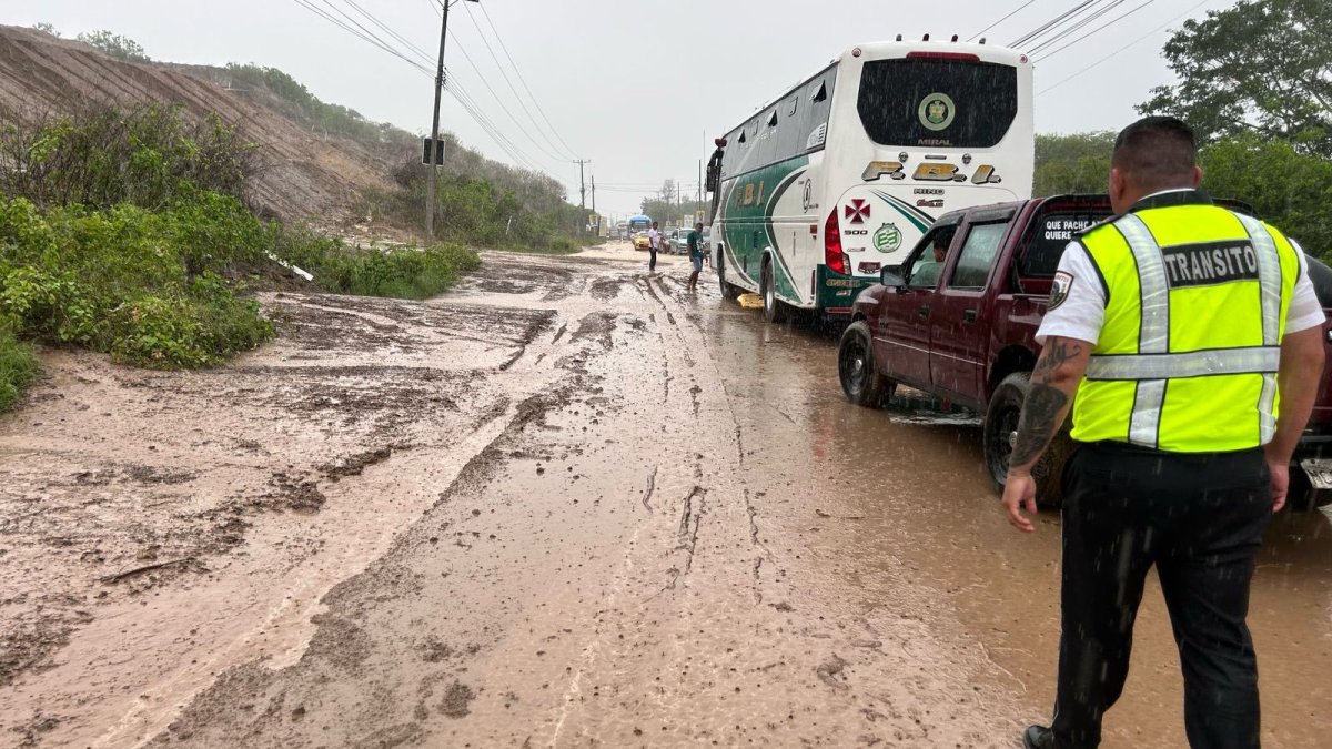 Diferentes entidades reaccionaron tras el deslizamiento.