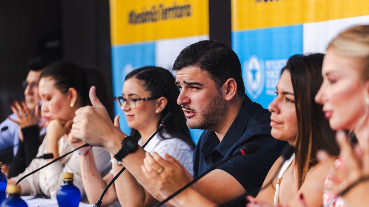 El alcalde de Guayaquil, Aquiles Álvarez Herniques.