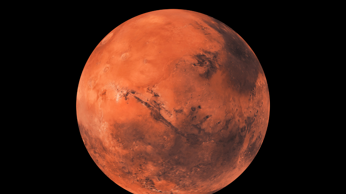 Marte, planeta con bajas temperaturas.