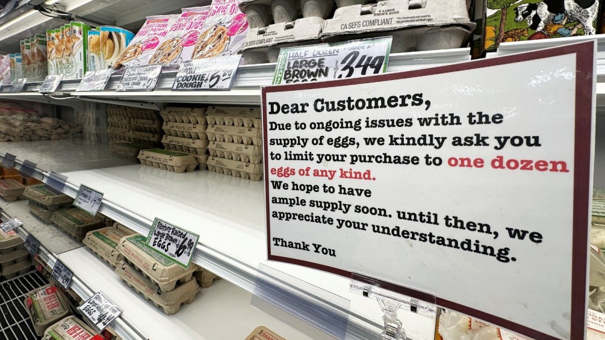 Hay escasez de huevos en los supermercados de Estados Unidos.