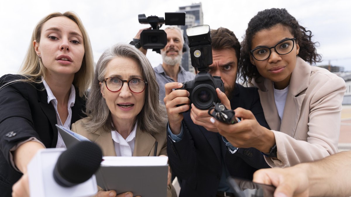 Imagen para graficar el trabajo de los periodistas.