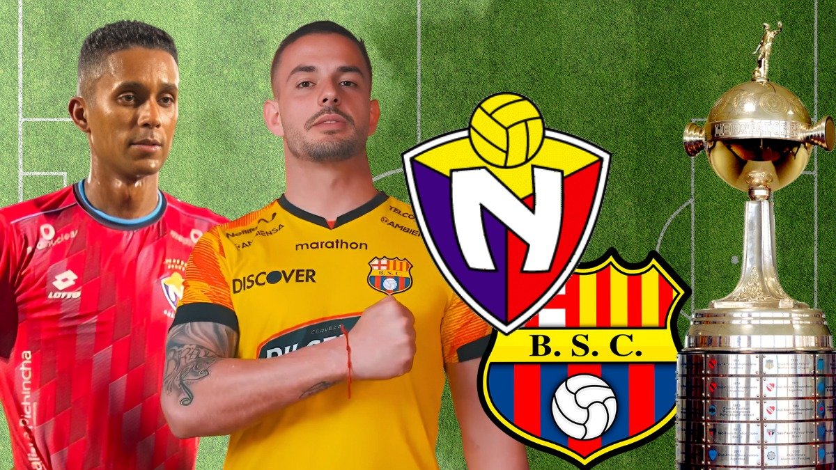 Barcelona SC y El Nacional disputan la clasificación a la fase de los grupos de la Copa Libertadores 2025.