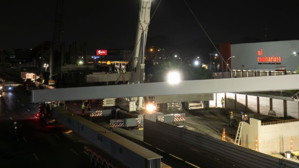 Construcción de solución vial en la av. de las Américas