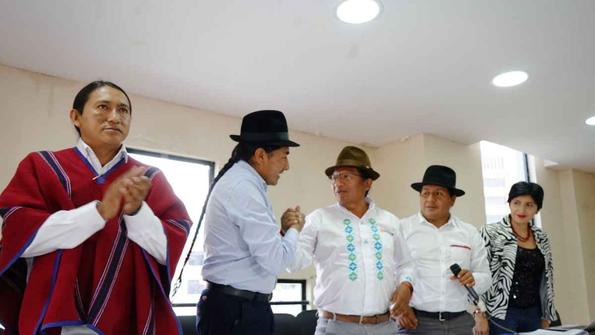 El excandidato presidencial y líder indígena se reunió este 19 de febrero.