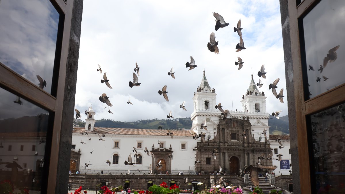 La construcción de la iglesia de San Francisco empezó en 1636 y tardó 150 años.