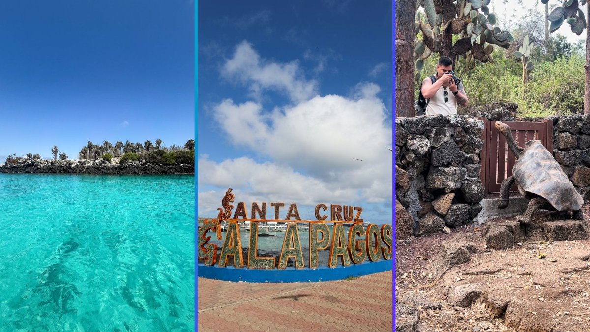 Imágenes de la isla Santa Cruz, en Galápagos.