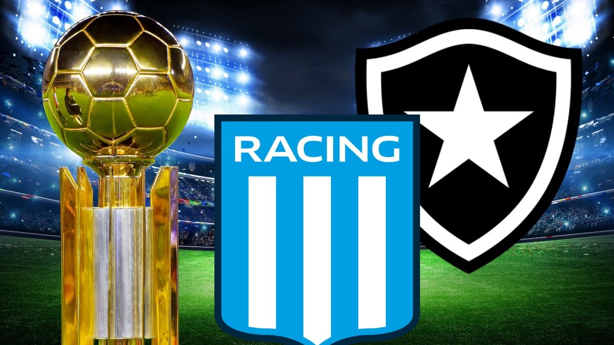 Racing y Botafogo disputan la Recopa Sudamericana 2025.