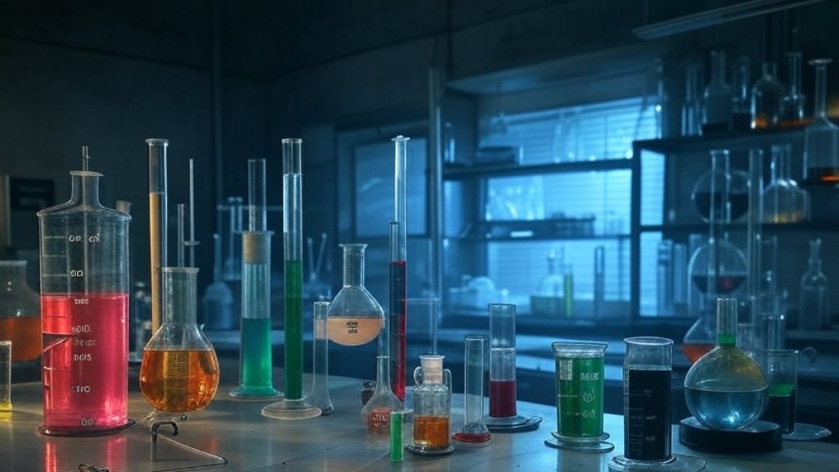 Ilustración referencial hecha con IA. Los químicos eran usados para hacer narcóticos