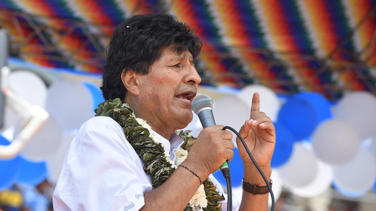 La Paz. Evo Morales, en un acto público reciente.