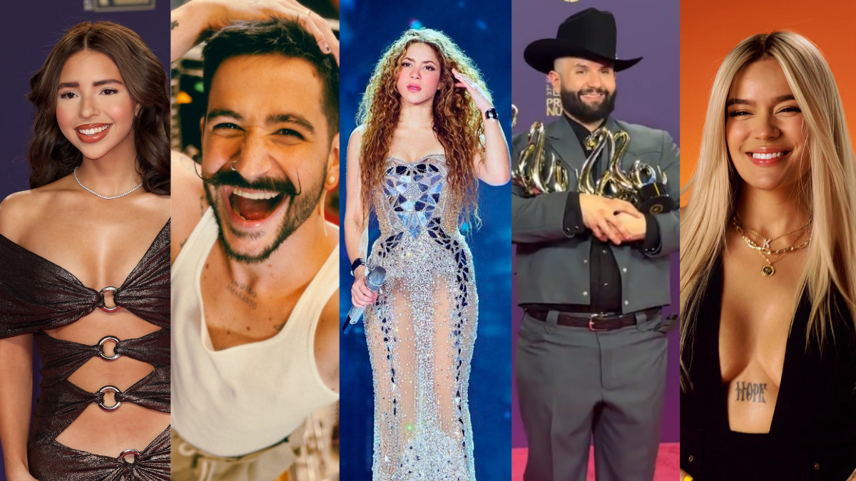 Ángela Aguilar, Camilo, Shakira, Carín León y Karol G fueron algunos de los galardonados.