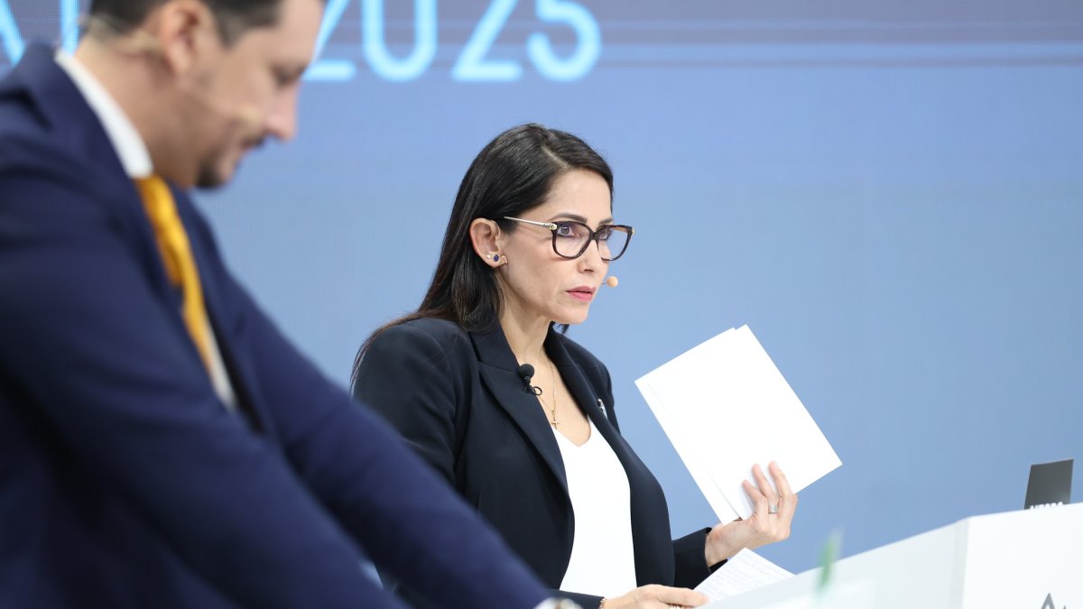 Luisa González pasó segunda al balotaje con Daniel Noboa.