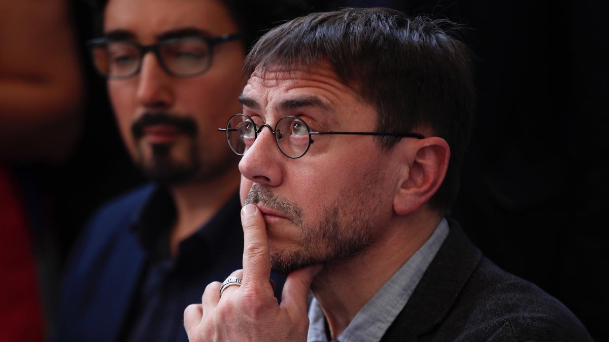 El politólogo y cofundador del partido político español Unidas Podemos, Juan Carlos Monedero,