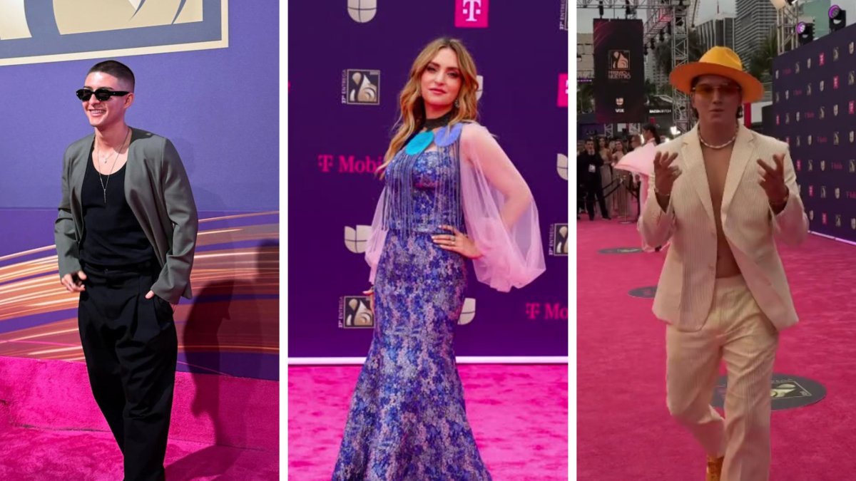 Álex Ponce, Mirella Cesa y Jandino en Premio Lo Nuestro 2025.