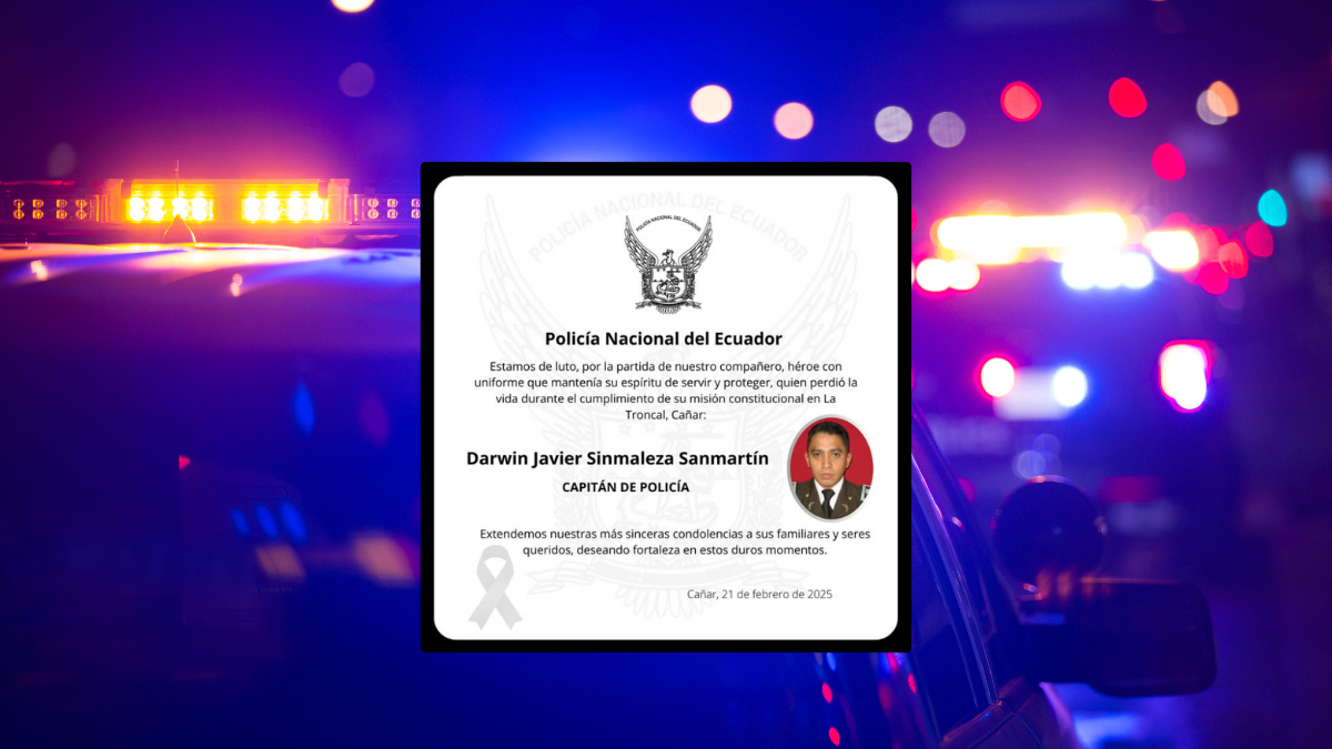 Comandante de la Policía fue asesinado en La Troncal.