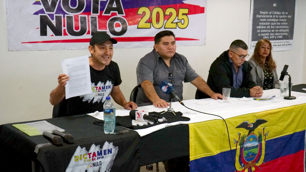 La Coordinadora Nacional del Voto Nulo se pronunció este 21 de febrero.