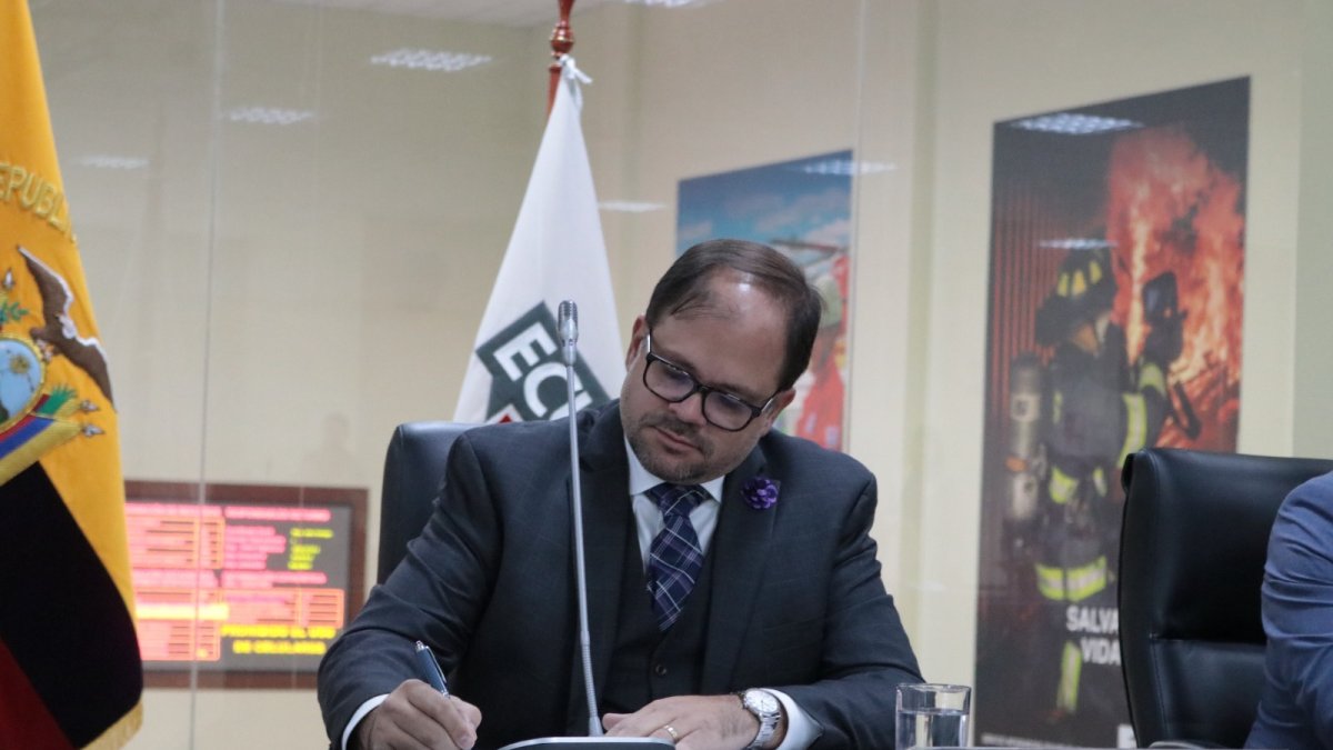 John Reimberg nuevo ministro del Interior en Ecuador.