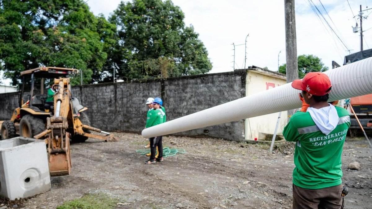 El barrio contará con un nuevo sistema de alcantarillado sanitario.