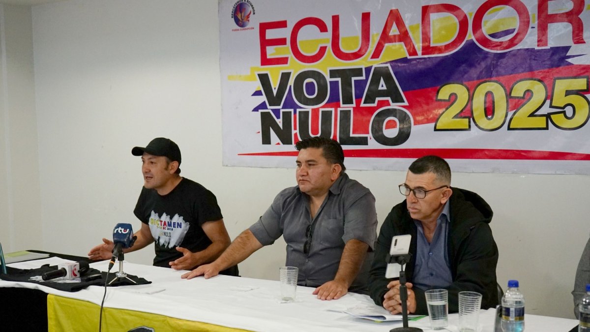 La Coordinadora Nacional del Voto Nulo apareció de cara a la segunda vuelta.