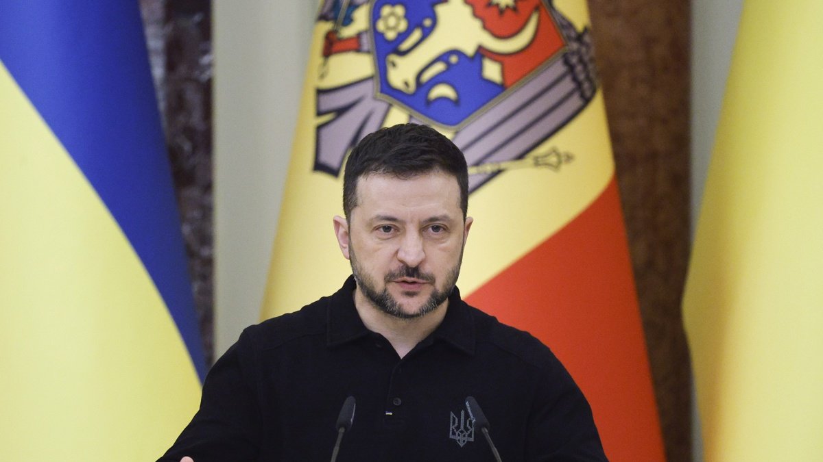 Foto de archivo del presidente ucraniano Volodímir Zelenski.