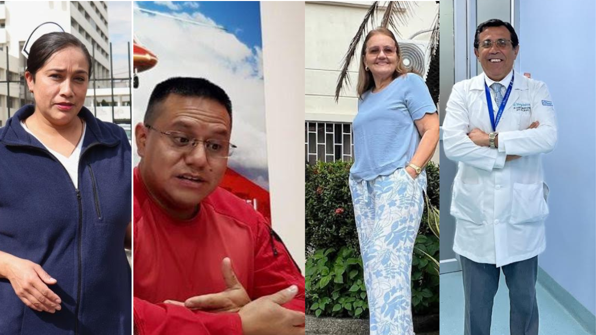 Mónica Barragán, Paúl Paredes, Francisca Pin y Stenio Cevallos enfrentaron al COVID-19.