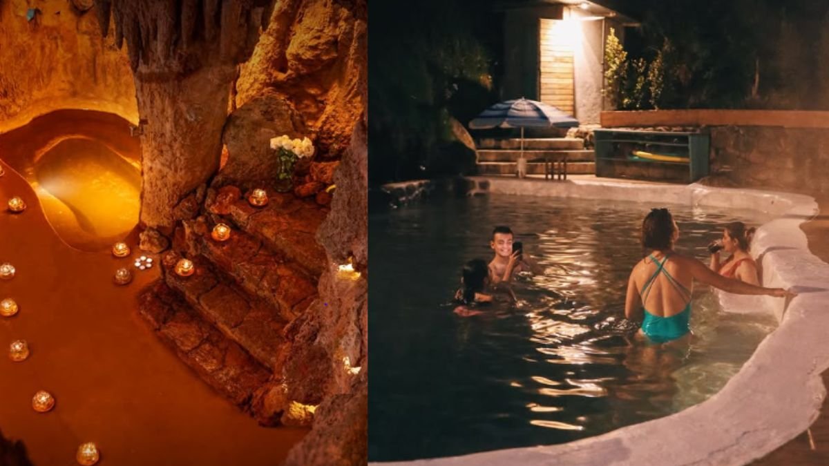 Así lucen algunas piscinas termales ubicadas fuera de la ciudad de Cuenca.