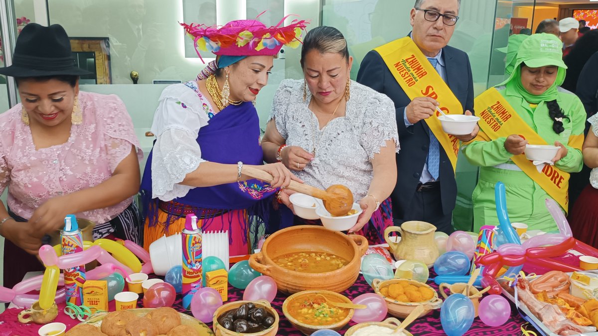 El motepata es una sopa tradicional que se consume durante la época de carnaval en Cuenca.