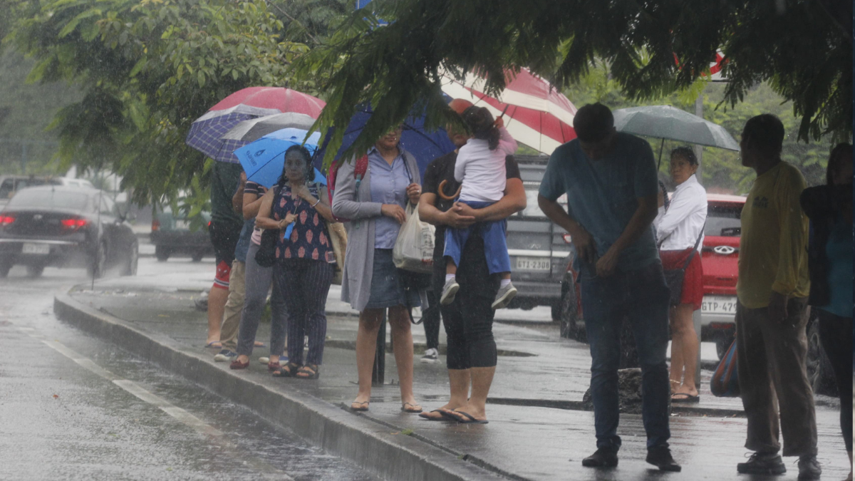 Lluvias en el país.